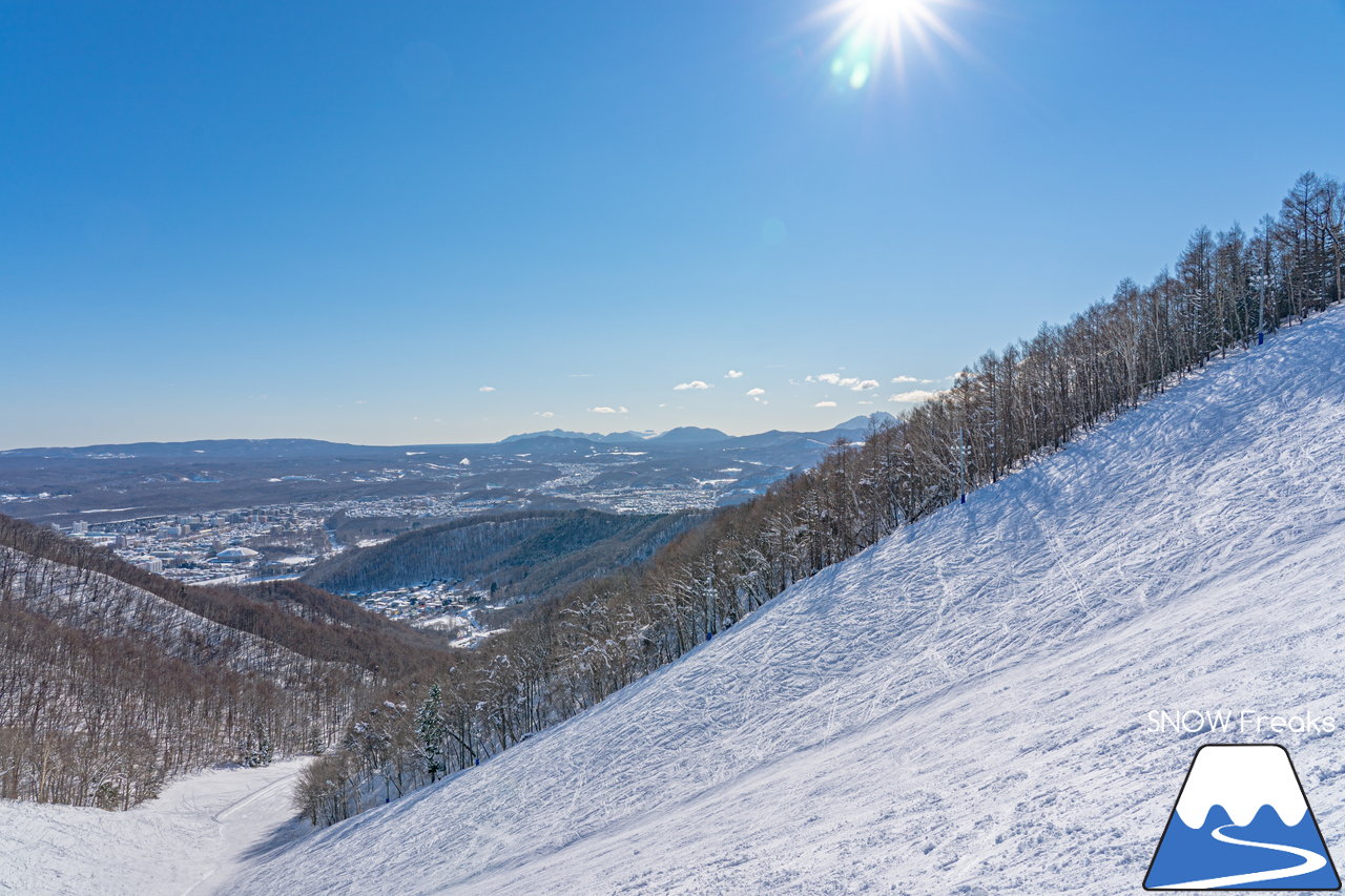 札幌藻岩山スキー場｜本日、雲一つ無い快晴！札幌藻岩山の全10コースの滑走にチャレンジ(^^)/